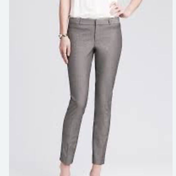 Banana Republic Sloan fit ankle Gray Women's Pants - Picture 2 of 7